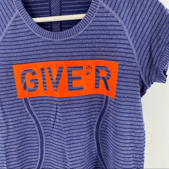 Lululemon blue swiftly tech “giver” yegcycle tee - Picture 3 of 7